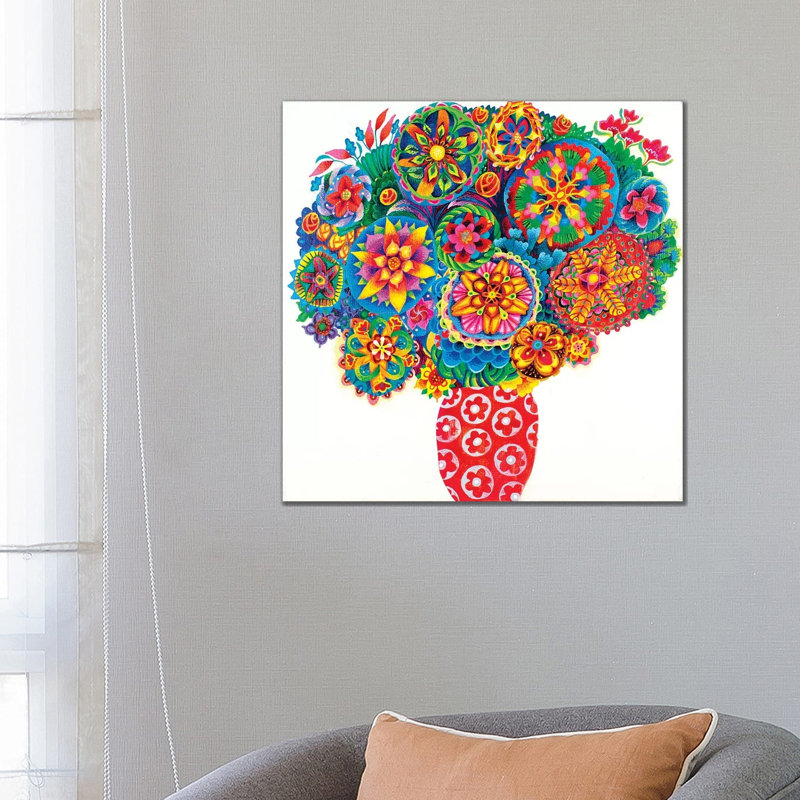 Cause For Celebration by Imogen Skelley - Painting on Canvas, Wrapped Canvas, 66.04cm H x 66.04cm W x 3.81cm D