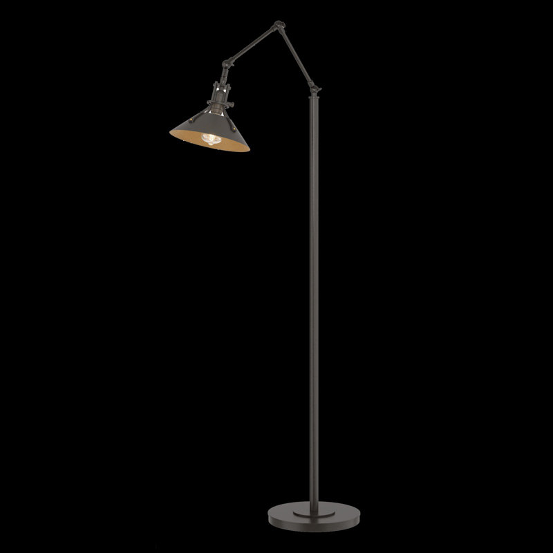 Henry 60.8" Task Floor Lamp, Oil Rubbed Bronze, Dark Smoke