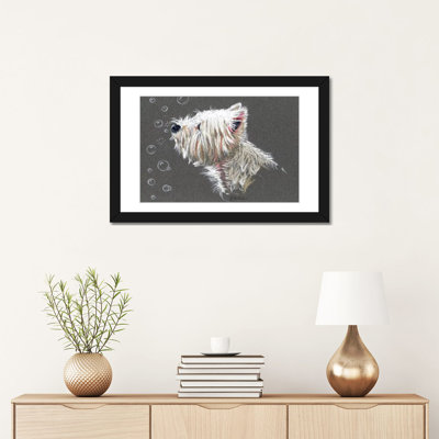 " Westie Bubbles " by Jennifer Redstreake