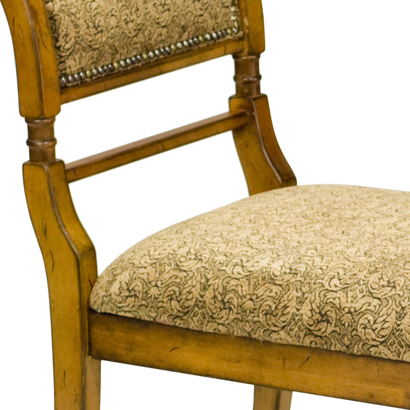 Banc recouverts de tissu d'ameublement