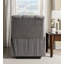 Fauteuil inclinable gris Power Lift avec massage