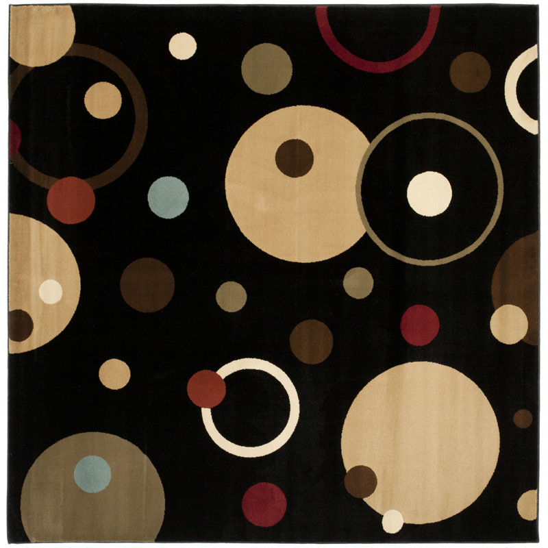 Charis Performance Geometric Rug, Square 7'