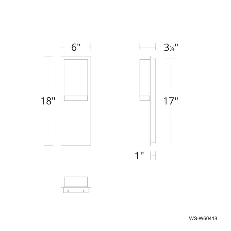Applique murale à DEL en aluminium drapé, 2700 K