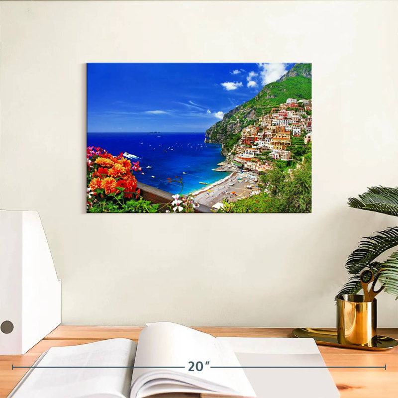Gillard, pittoresque village de Positano, H 8 po x l 12 po