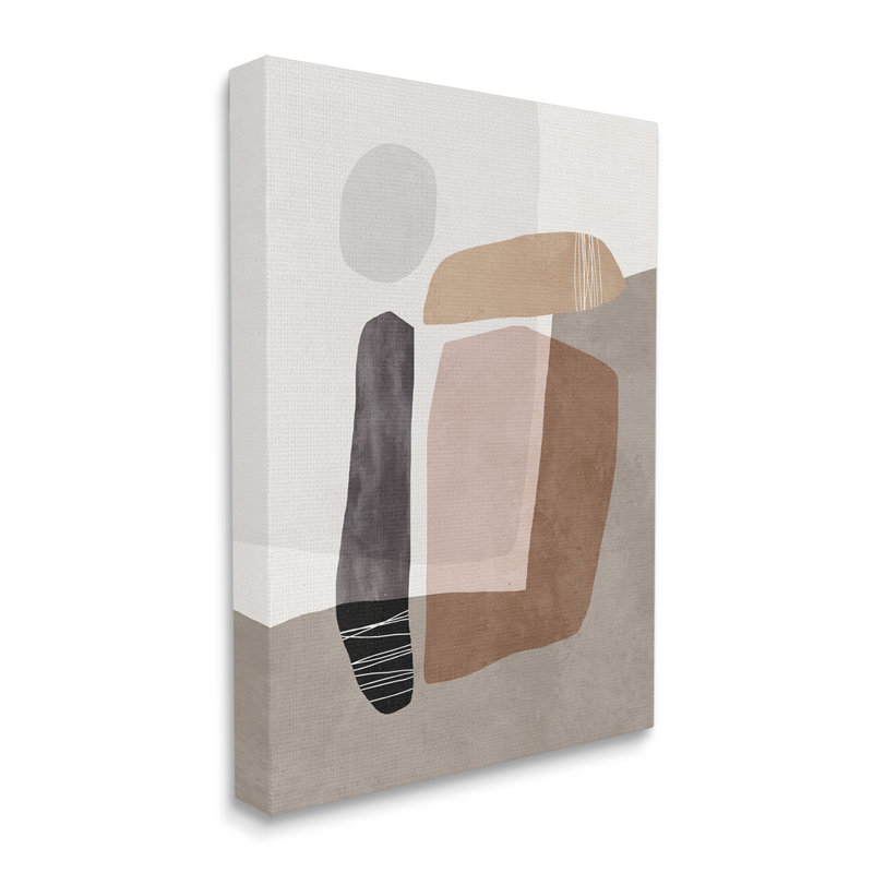 «Overlapped Earth Transparent Polygons», art contemporain, Plaque murale, H 16 po x l 20 po