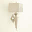 Diamond Sconce-Nickel