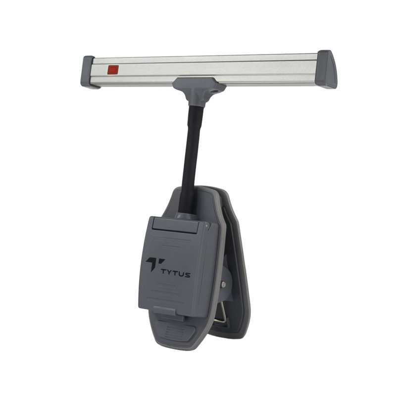 Gray Battery Operated LED Clamp Grill Light