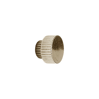 Flute Bronze Round Knob