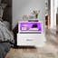 142.24cm W Manufactured Wood Bedside Table