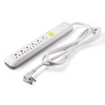 Power Strips 6-Outlet Power Strip Surge Protector -  Easylife Tech, 0-2517