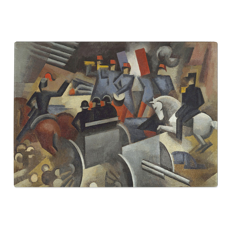 Artillery by Roger De La Fresnaye Chopping Board, 0.4cm H x 29cm W x 39cm L