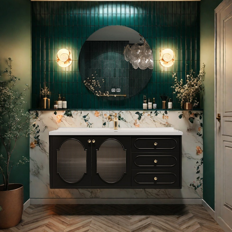 Armoire de salle de bain rétro