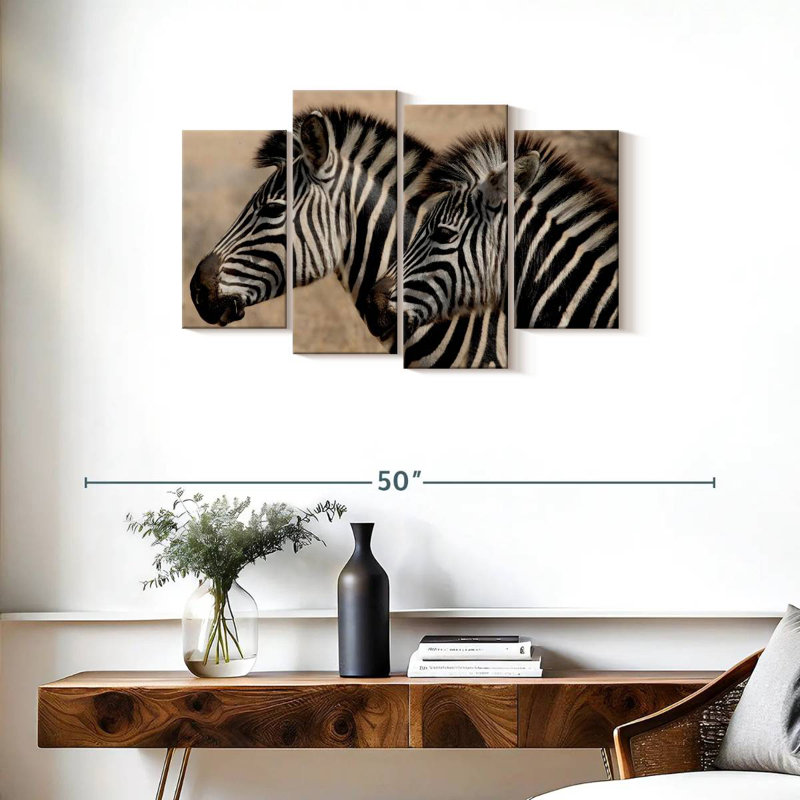 Zebra Friends, H 22 po x l 36 po