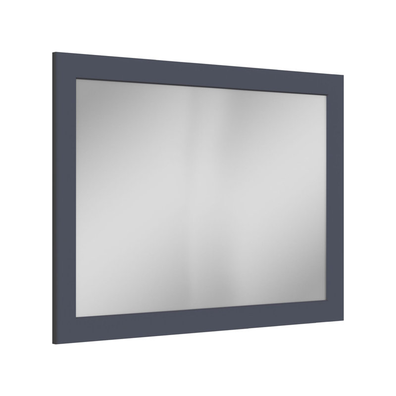 Miroir de coiffeuse encadré style Shaker, 107 cm x 86 cm, bleu marine, 390856ADE72C472D97B9D32BE5F68B82, Marine