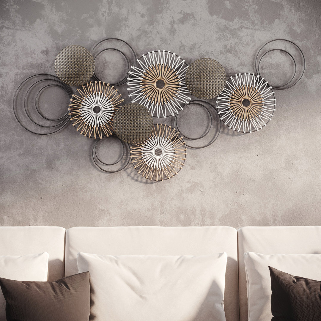 Maela Plate Metal Wall Décor Set Red Barrel Studio®
