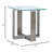Rectangular Cocktail Table With End Table