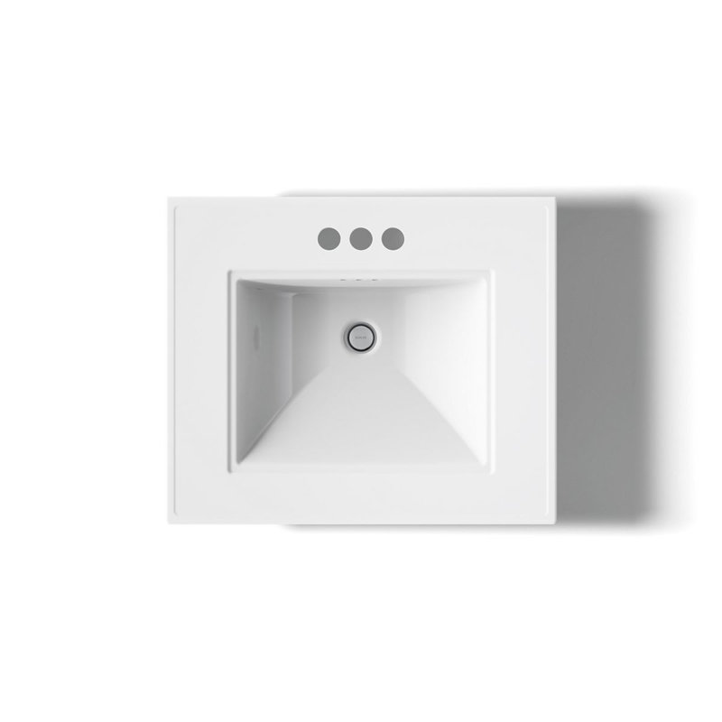 Memoirs® Stately 24" Console Bathroom Sink with Overflow, White, 4'' Centers