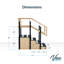Petit escalier haut et bas