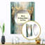 Puzio doré Daydreames VI - grand miroir mural minimaliste, miroir unique moderne, impression d'art en métal-403574950