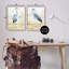 Heron & Beach Reeds, impression sur bois 2 pièces-93786827-93786826