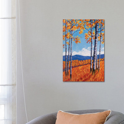 Aspens on the Western Slope, Colorado par Patty Baker - peinture sur toile tendue