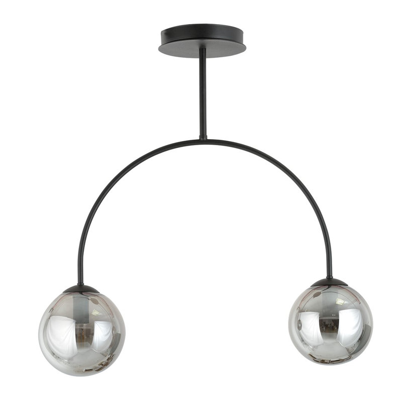 Averell 2 - Light Geometric Chandelier, Graphite