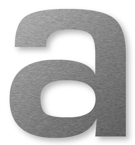 House Number, 48 cm  H x 33 cm W x 0.02 cm D, A