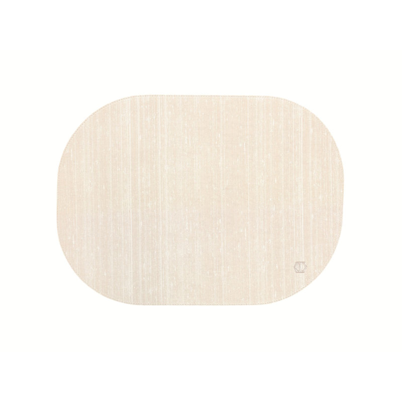 Joseph Oval Placemat, Beige