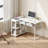 Compact L-Shaped Desk With Drawers And Shelves, Space-Saving Corner Computer Desk With Storage Pouch, Ideal For Home Office And Study Rooms