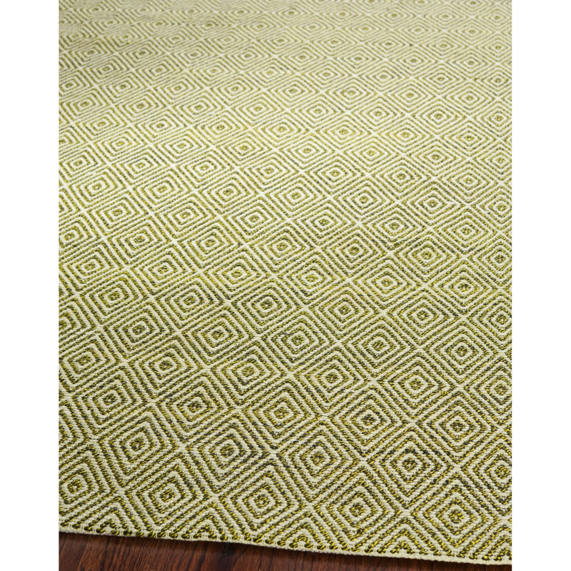 Adelmar Hand Woven Performance Geometric Rug, Rectangle 3' x 5'