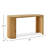 Charkita 60" Modern Minimalist Console Table with Curved Pedestal Base-88769558
