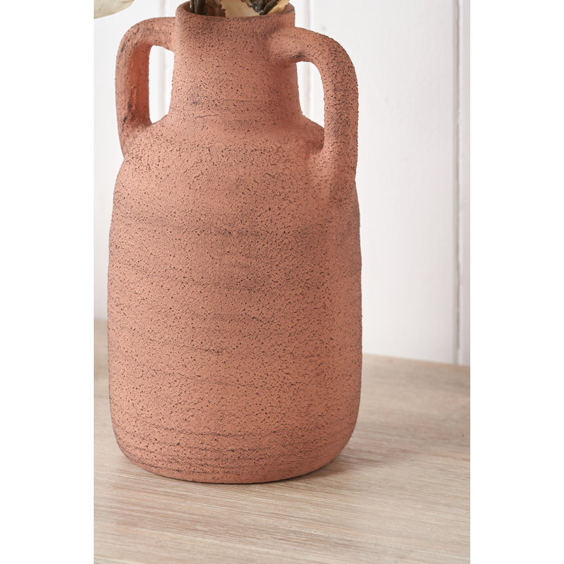 Terracotta Table Vase, Terracotta, Medium