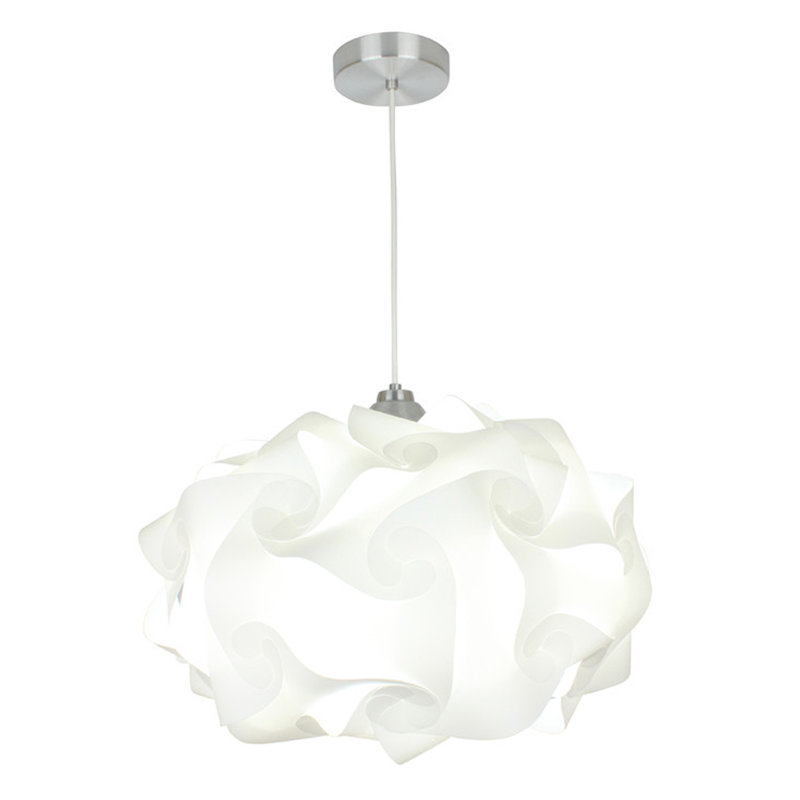 Boomery 1 - Light Single Pendant, 17" H x 29" W x 29" D, E26 - Default, Nickel