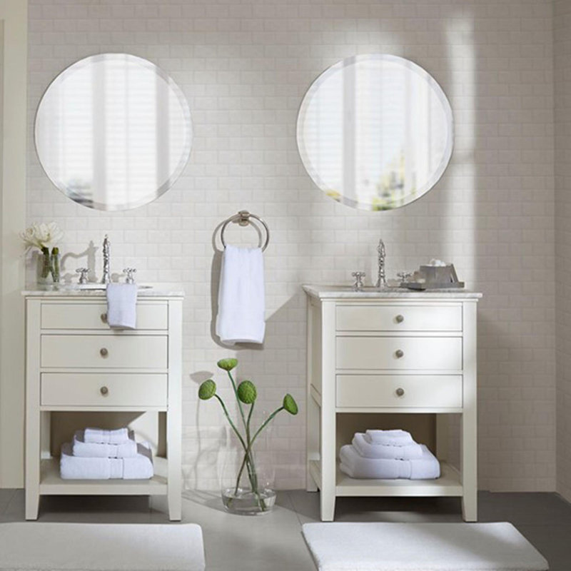 Ensemble de serviettes antimicrobiennes 100% coton 8 pièces, Blanc