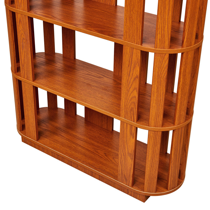 Bibliothèque ouverte en bois, Dark Oak