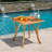 Outdoor Acacia Wood Square Dining Table - 31.50"L x 31.50"W x 30.00"H