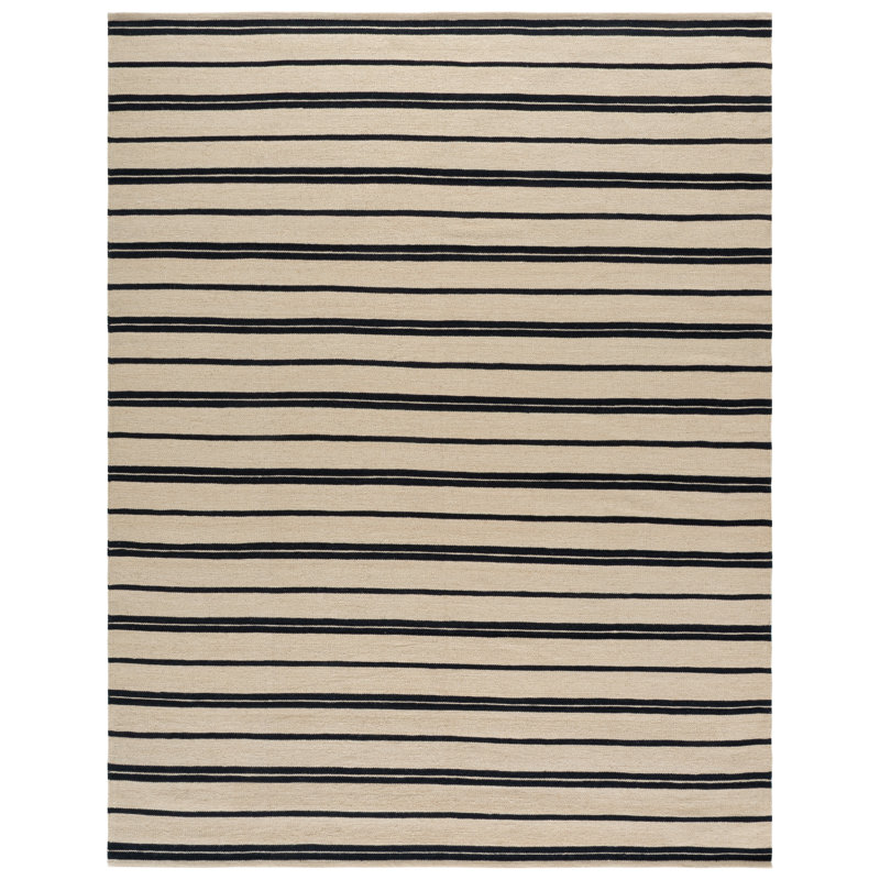 Ralph Lauren Sagaponeck Stripe Wool Striped Rug, Rectangle 8' x 10'