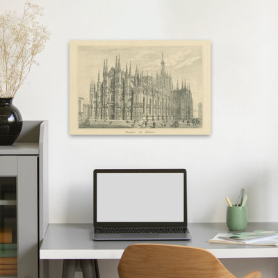 Duomo Di Milano - Architecture Black Building Cathedral Art