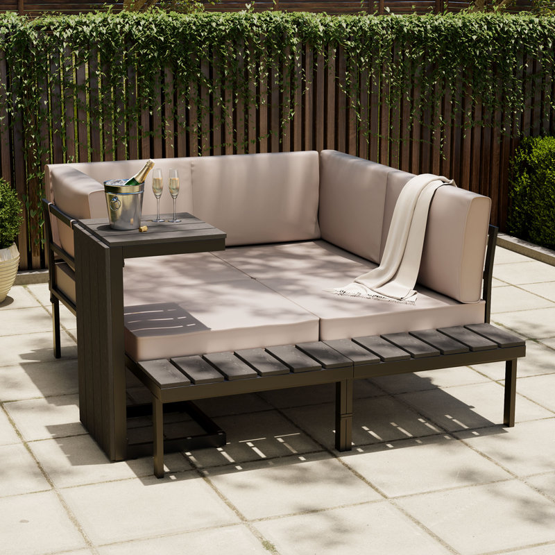 Aruba 3-in-1 Garden Corner Sofa Set