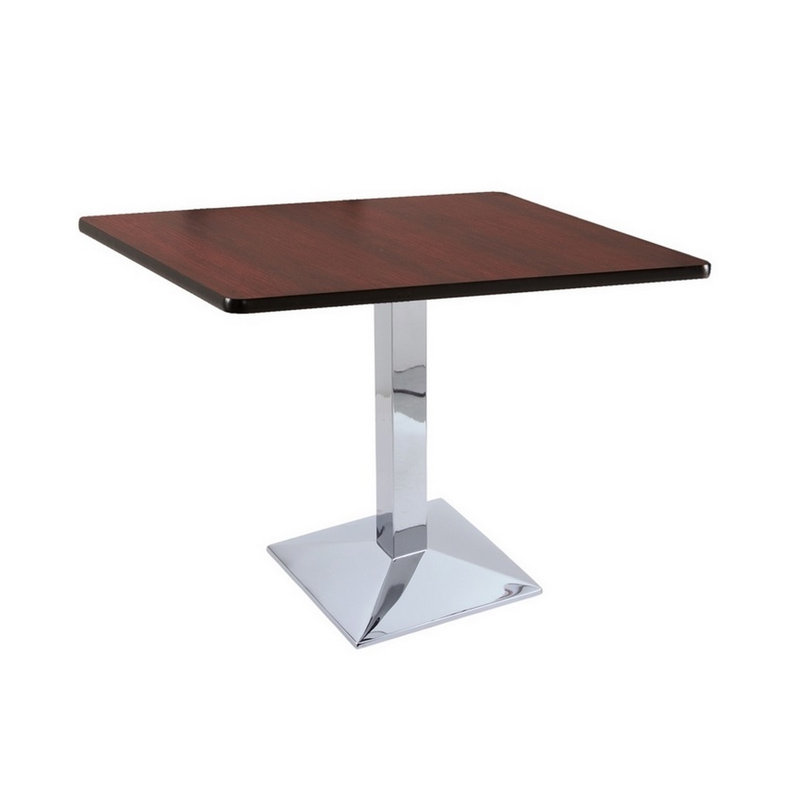 Table de salle à manger, Chrome, H 30 po x L 36 po x l 36 po