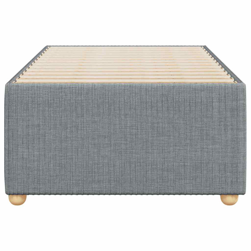 Structure de lit Latitude Run® sans tissu pour matelas, Gris clair, Simple