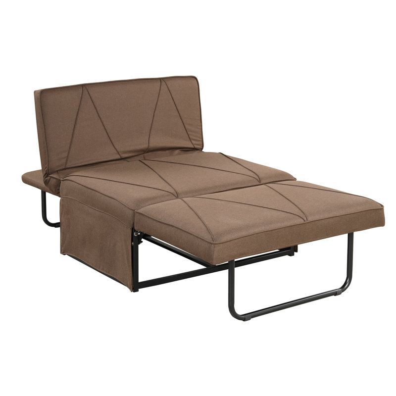 Upholstered Chaise Lounge, Brown