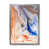 Toile argentée avec cadre d'angle fermé