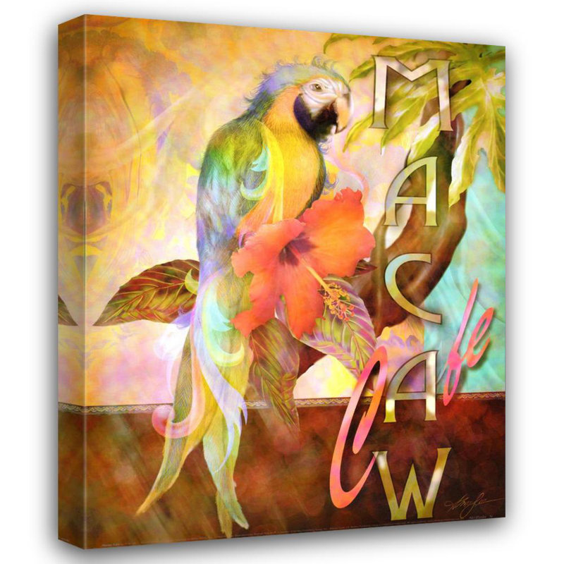 Macaw Cafe, 46'' H x 36'' W