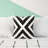 Stripe Geometric Reversible Throw Pillow-602762490
