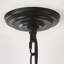 Lustre industriel noir de style lustre industriel rétro à 33 lumières de style lustre rétro pour salle à manger, îlot de cuisine, salon, E12