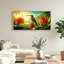 Tableau encadré sur toile représentant un oiseau tropical, 147 x 71 cm (58 x 28 pouces).-358548683
