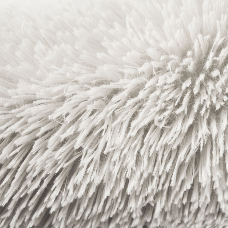 Chesler Solid Colour Shag Area Rug, Rectangle 225 x 340cm