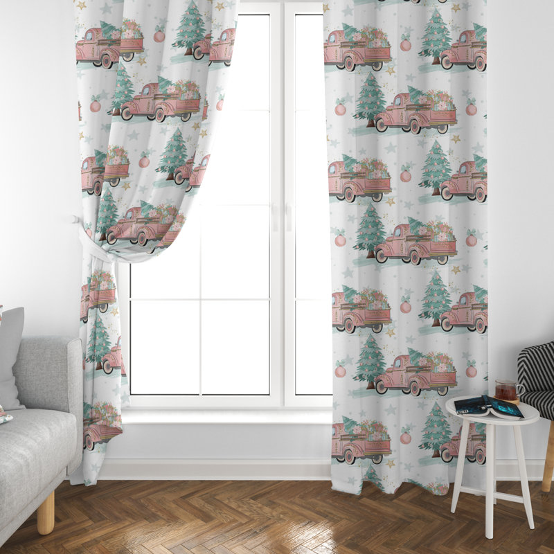 Paire de rideaux obscurcissant Dukinfield, L 20 po x H 52 po