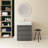 Romen 29.9'' Single Bathroom Vanity with Quartz Top-1177022009-1177022006